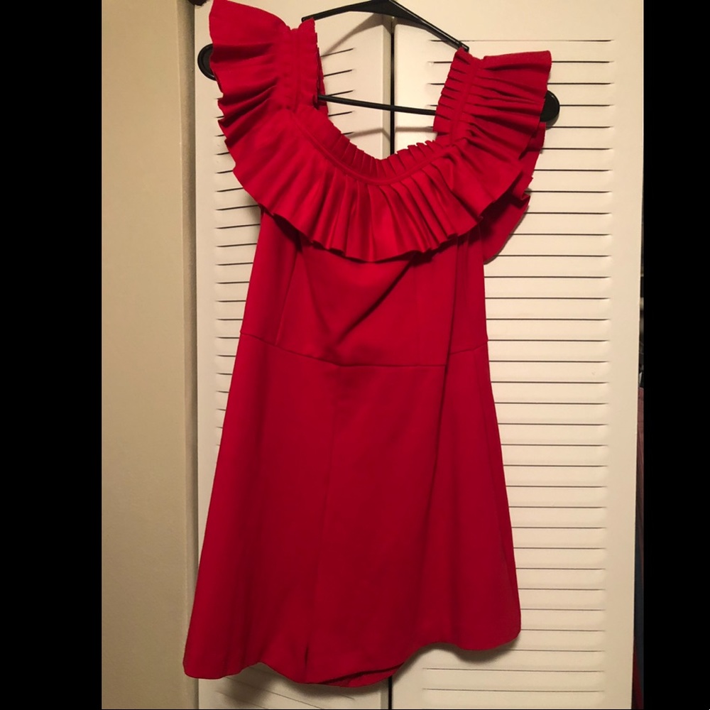 Urban Outfitters Formal Red Romper